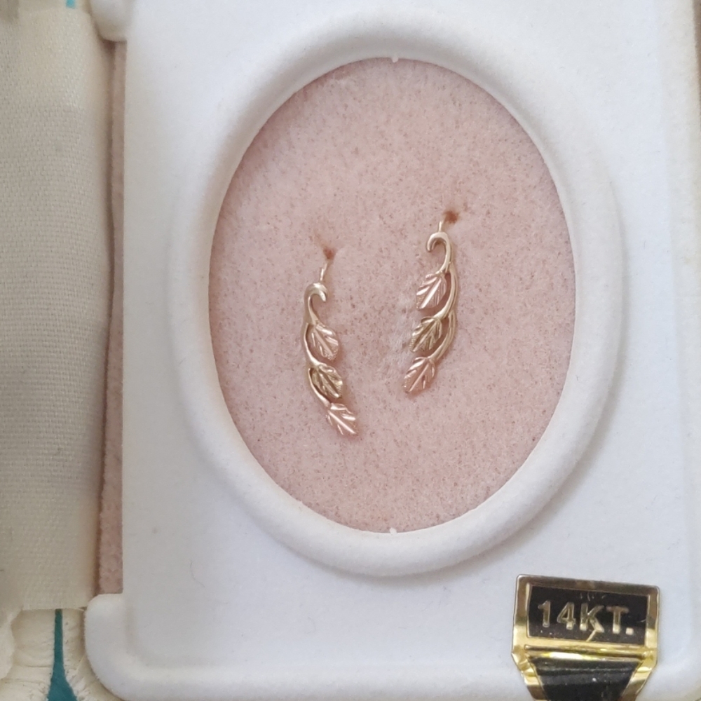Black hills gold earrings